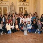 Foto di gruppo alla Scala